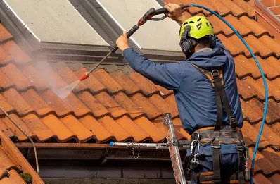 Démoussage et hydrofuge de toiture à Sasseville